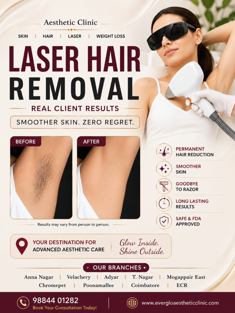 Laser Hair Removal in Velachery